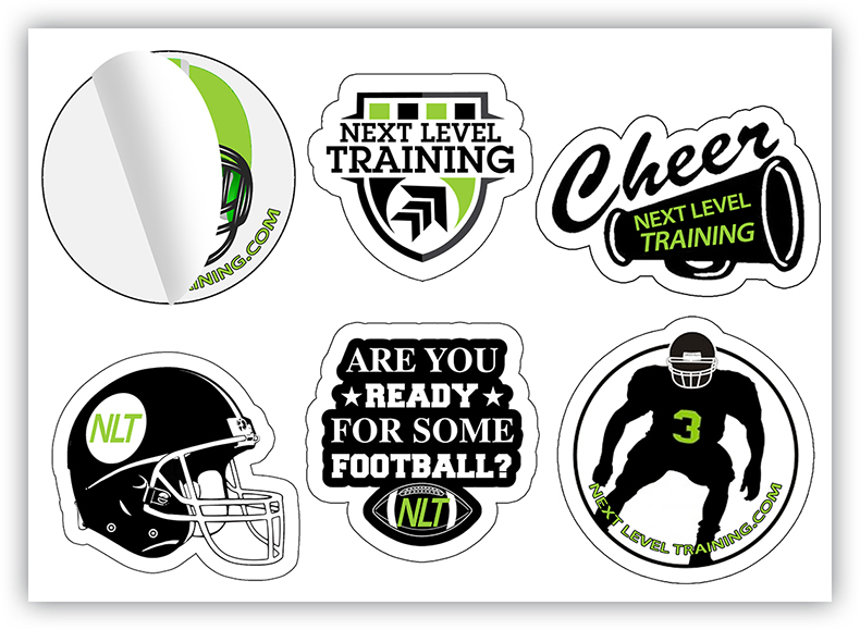 Full Color Custom Shape Removable Vinyl Sticker Sheets